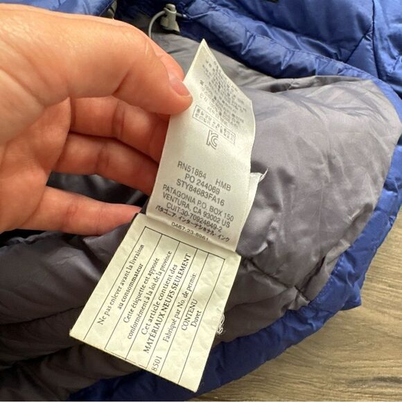 Patagonia Jacket Women XS Outdoor Nano Puff Down Filled Full Zip Goose - Picture 11 of 13